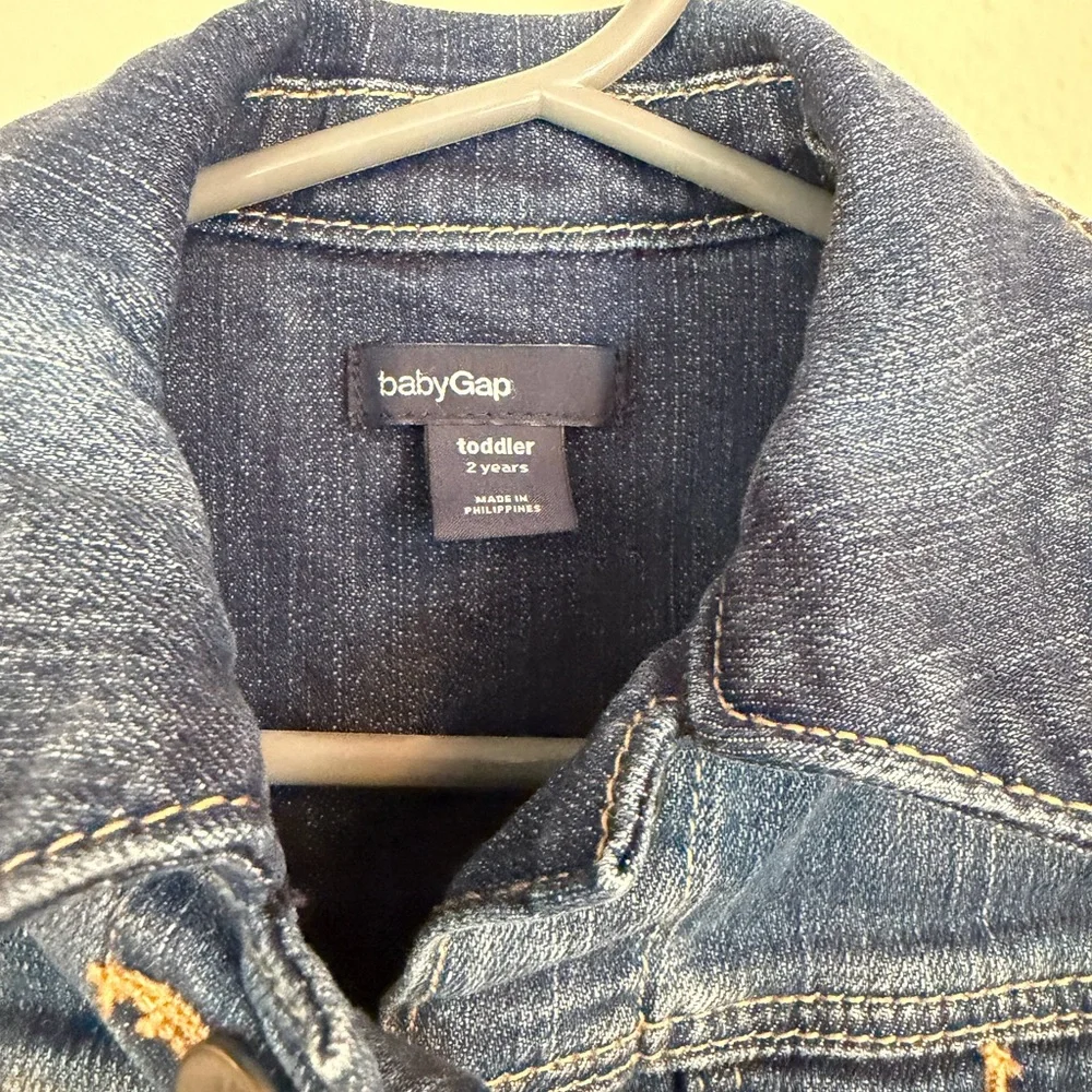 GAP Girls' Blue Denim Jacket - Classic Trucker Style